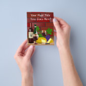 Wijnkaas tafelscheen flyer (Hand)