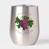 Wijnkelder Druiven Gepersonaliseerde Naam Home Win (Voorkant)