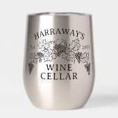 Wijnkelder Home Winery Druiven laat aangepaste naa (Achterkant)