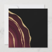 Wijnkleur edelsteen bedankje (Achterkant)