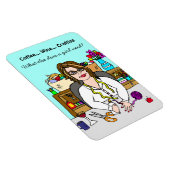 Wijnkoffie voor kunstwerken magneet (Rechterzijde)