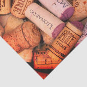 Wijnkurk - cadeaupapier tissuepapier (Detail)