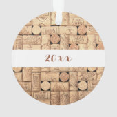 Wijnkurken - Aangepast Ornament (achterkant)