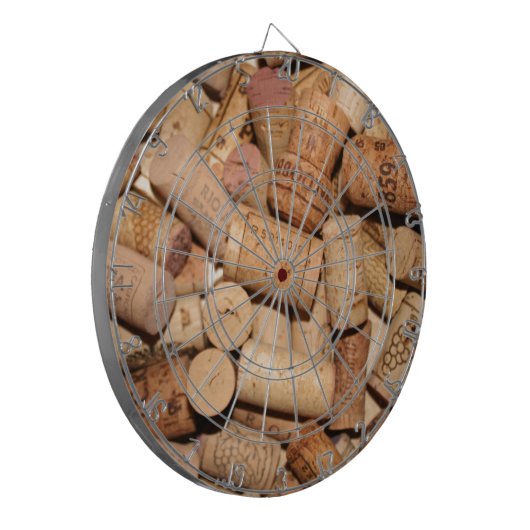 Wijnkurken Dartbord (Voorkant Links)
