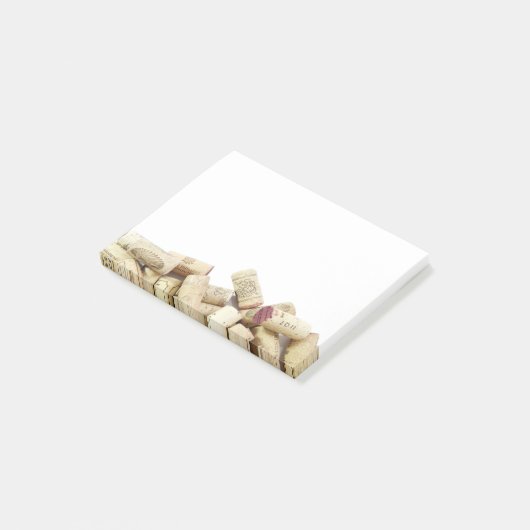 Wijnkurken Post-it® notes (Schuin)