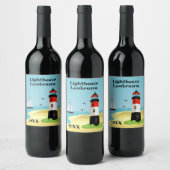 Wijnlabel Lighthoudingsscène Wijn Etiket (Flessen)