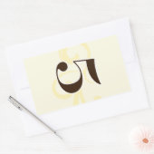 Wijnlabel Tabelnummer stickers 5 (Envelop)