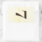 Wijnlabel Tabelnummer stickers 7 (Tas)