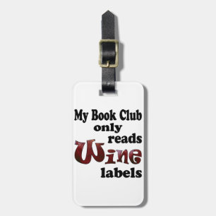 Wijnlabel-verzamelclub etiketten bagagelabel