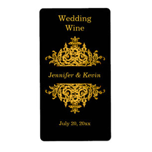 Wijnlabel voor weddenschappen etiket