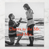 Wijnlabel Wijn Etiket (Enkel label)