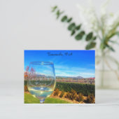 Wijnland-land Briefkaart (Staand voorkant)