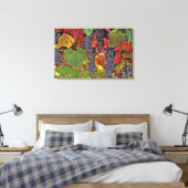 Wijnland Triptych 3-panelcanvas kunstwijnbouw Canvas Afdruk (Insitu (Slaapkamer))