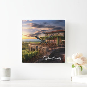 Wijnland Vierkante Klok