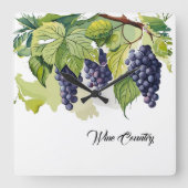 Wijnland Vierkante Klok (Voorkant)