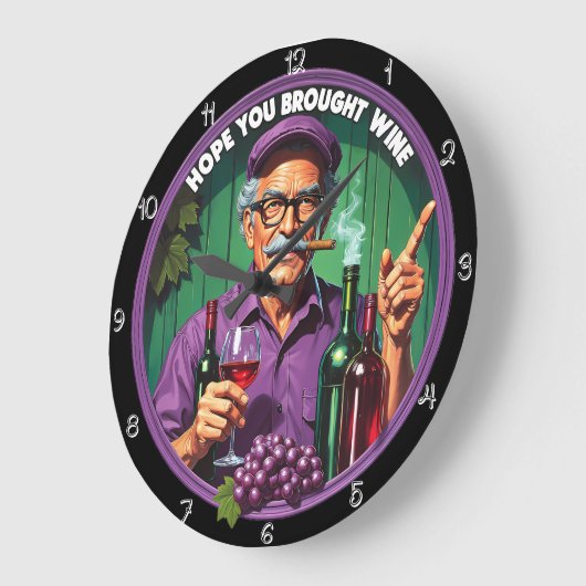 Wijnliefhebbend Man met sigarenportret Grote Klok (Hoek)