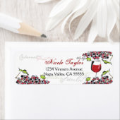 Wijnliefhebber adreslabel - Klein Etiket (Insitu)