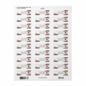 Wijnliefhebber adreslabel - Klein Etiket (Full Sheet)