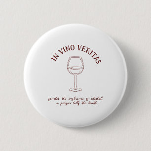 Wijnliefhebber citaat ronde button 5,7 cm