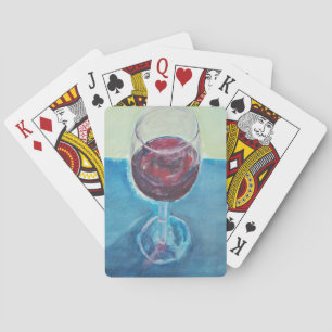 Wijnliefhebber Speelkaarten Rode wijn kunstspel