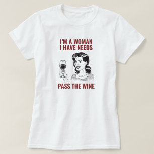 Wijnliefhebber Vrouwen T-Shirt