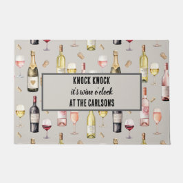 Wijnliefhebber Wine O'Clock Deurmat