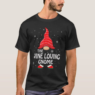 Wijnliefhebbers die geschikt zijn voor de kerst va t-shirt