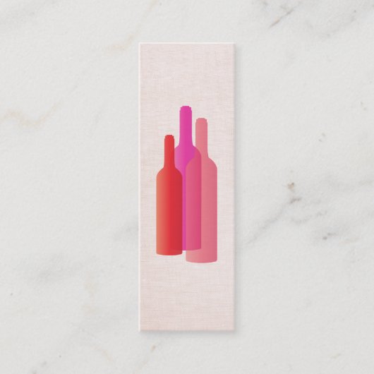 Wijnliefhebber's Mini Visitekaartje (Voorkant)