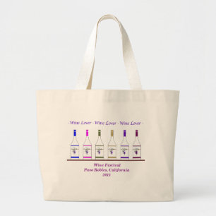 WIJNLOVER_PASO ROBLES, CA GROTE TOTE BAG