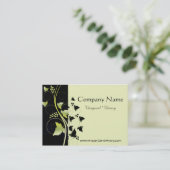 wijnmakerij visitekaartje (Staand voorkant)