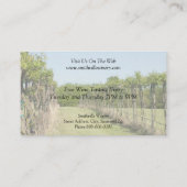 wijnmakerij-Visitekaartje Visitekaartje (Achterkant)