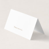 Wijnmakerij Wijn Business Gouden druiven Dank u ka Visitekaartjes (Achterkant)