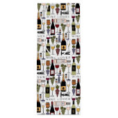 Wijnoverloopflesjes, glazen flesjes en Accessoires Wijn Cadeautas (Achterkant)