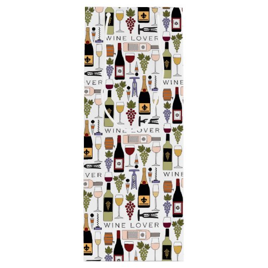 Wijnoverloopflesjes, glazen flesjes en Accessoires Wijn Cadeautas (Achterkant)