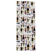 Wijnoverloopflesjes, glazen flesjes en Accessoires Wijn Cadeautas (Voorkant)