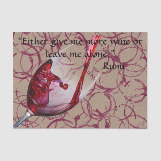 Wijnpapier voor cadeaupapier tissuepapier (Voorkant)