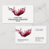 wijnplons | proeverijen visitekaartje (Voorkant / Achterkant)