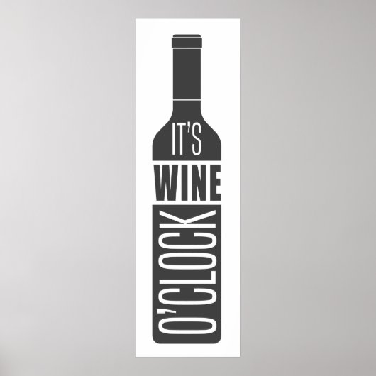 Wijnprijsopgave Poster (Voorkant)