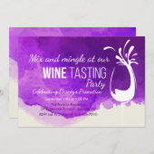 Wijnproeverij 2 Uitnodiging (Voorkant / Achterkant)