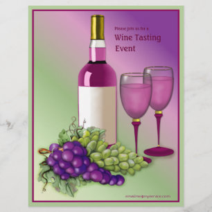 Wijnproeverij Evenement Flyer