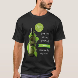 Wijnproeverij Fles Wijn Scoop T-shirt