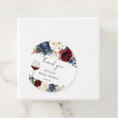 Wijnproeverij Vrijgezellenfeest Bedankt voor de ta Bedankjes Labels (In situ)