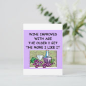 wijnprothese briefkaart (Staand voorkant)