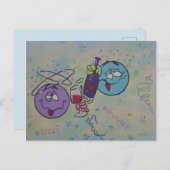 Wijnprothese Feestdagenkaart (Voorkant / Achterkant)