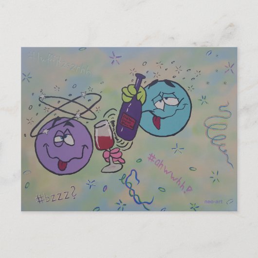 Wijnprothese Feestdagenkaart (Voorkant)