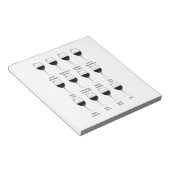 Wijnprothese Notitieblok (Schuin)