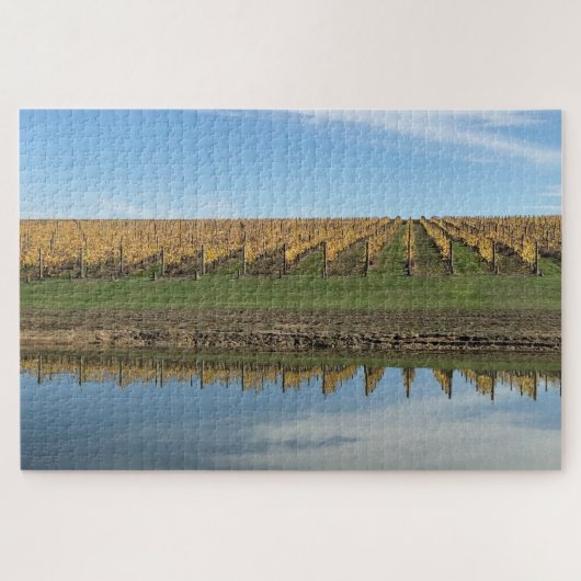 wijnreflectie legpuzzel (Horizontaal)