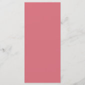 Wijnroze flamingo elegant menu (Achterkant)