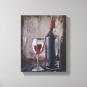 wijnschilderij van Chet McDan Art Canvas Afdruk