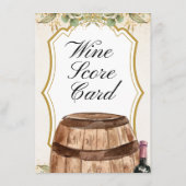 Wijnscore Kaart (Achterkant)